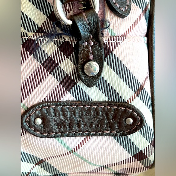 【☆JAPAN☆】Auth Burberry Blue Label Nova Check Crossbody Bag Pink Check - Picture 10 of 15